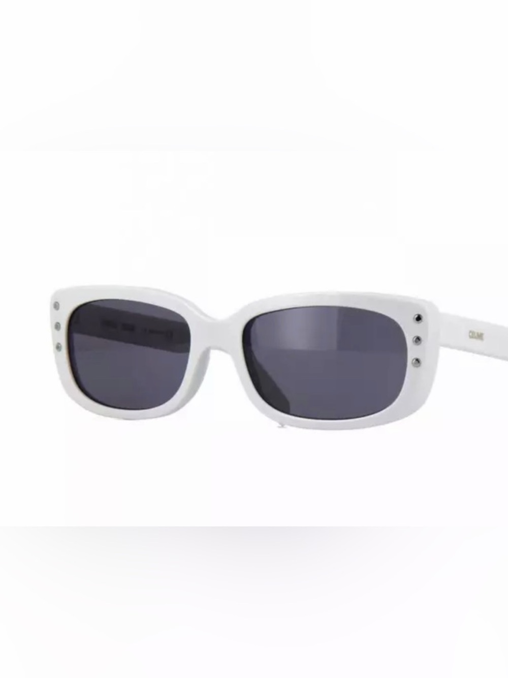 Celine Sunglasses White with grey lenses  CL400721  25N